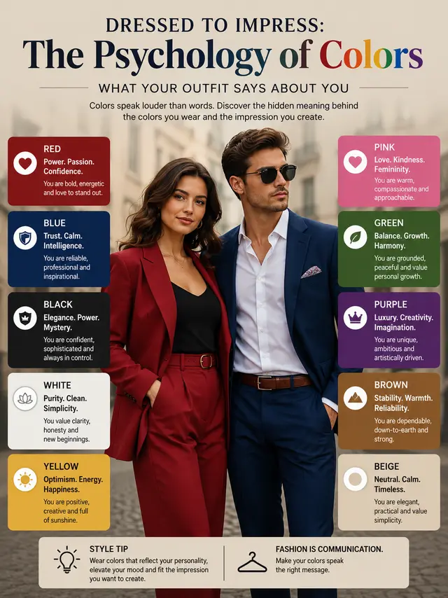 Dressed to Impress: The Hidden Psychology Behind the Colors You Wear